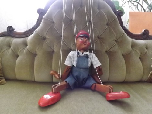 Marionette holzpuppe pinoccio - holzpuppe,