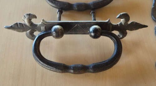 Schmiedeeisen schubladen griff - schmiedeeisen,