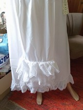 Unterrock Weiß Trachten