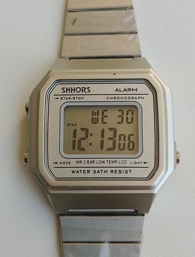 Shoors digitale lcd armbanduhr - lcd,