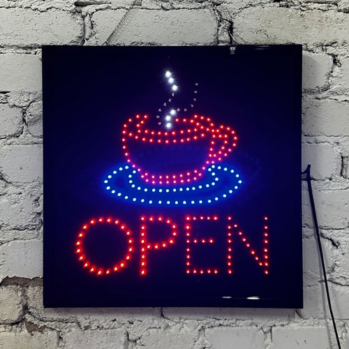 Werbung werbeschild led - werbung, open