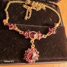 Prachtvolles Granat Collier