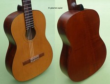 Vintage 4/4 Konzert-Gitarre Oscar Teller Modell 741 Rar Fichte Riegel-Ahorn