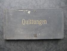 Quittungsblock 120 Stück 1895-1898 Elspe Sauerland Lennestadt