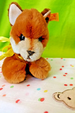 steiff 5678/16 - Mini Floppy Fuchs Webpelz fuchsbraun 16cm liegend KF wNEU
