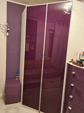 Kinderzimmer Möbelset, Eckkleiderschrank, Hochkommode, Nachttisch etc.