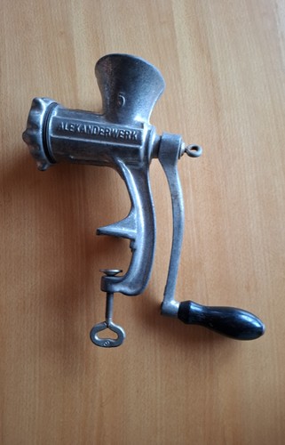 Fleischwolf manuell gusseisen - fleischwolf,