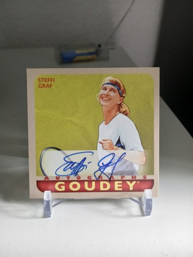 Steffi graf card auto - steffi, mini