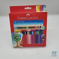 FABER-CASTELL 112449 - Buntstifte Set Colour Grip 48er Stück Kartonetui