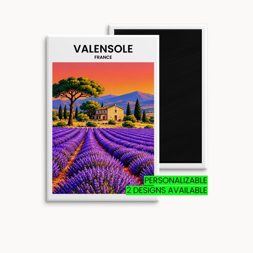 Valensole kühlschrankmagnet - valensole,