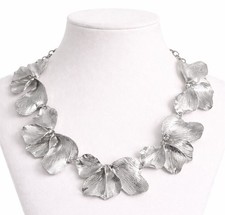 Statement Kette Silberfarben