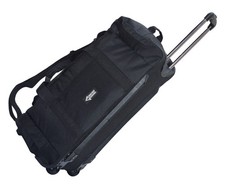 Reise Trolley mit 2 robusten Rollen Reisetasche Sporttasche schwarz 70 l