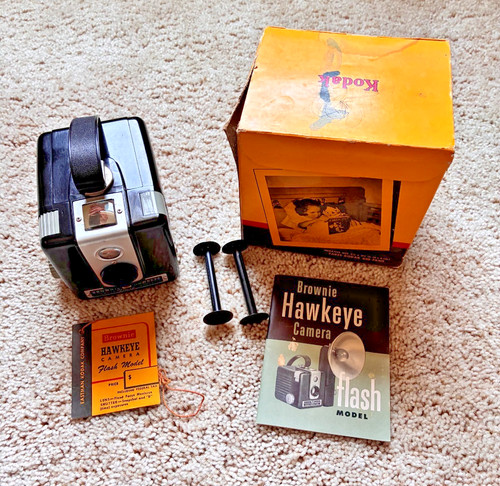 Vintage kodak brownie hawkeye - kodak,
