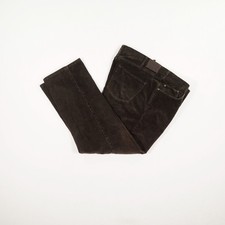 WESTBURY Herren Cordhose Gr. 27 braun gerades Bein mid waist five Pocket Baumwol