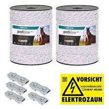 1000m Kunststoffseil 6mm Seilverbinder Weidezaunseil Weidezaun Litze Kordel