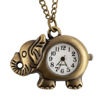 Taschenuhr elefant groß mit - taschenuhr,