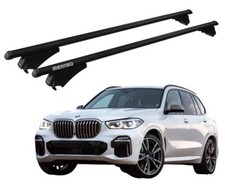 DACHTRÄGER XL FÜR BMW X5 (G05) AB BJ 2019 MENABO SCHWARZ ALUMINIUM RELING