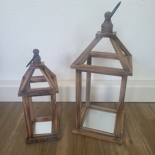 Outdoor laterne aus holz - laterne,