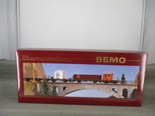 Bemo H0m 7273 110 Rangiertraktor Tm 2/2 24 Güterwagen Set Analog der RhB in OVP