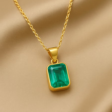 Eleganter Smaragd Anhänger