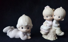 ENESCO Precious Moments Figuren LOVE ONE ANOTHER 1989 +Jonathan David 1983