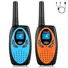 2x Walkie Talkie PMR Funkgeräte Handfunkgerät Set 16 Kanäle Großer Reichweite