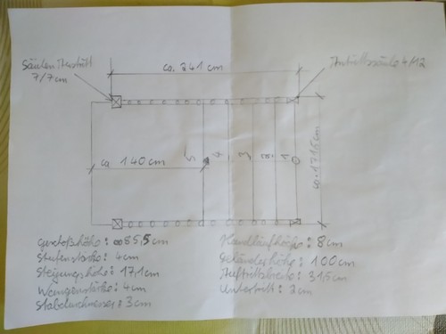 Gerade holz treppe - holz, stufen