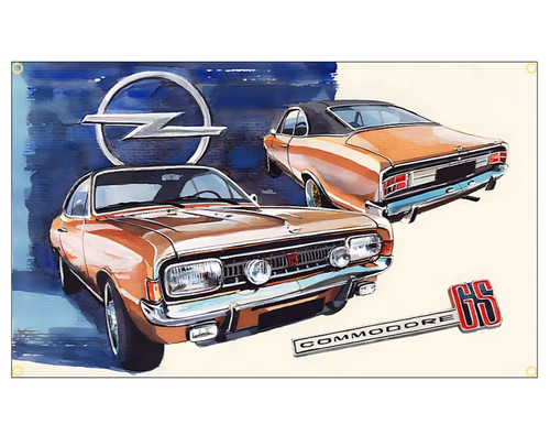 Opel commodore racing banner - racing,