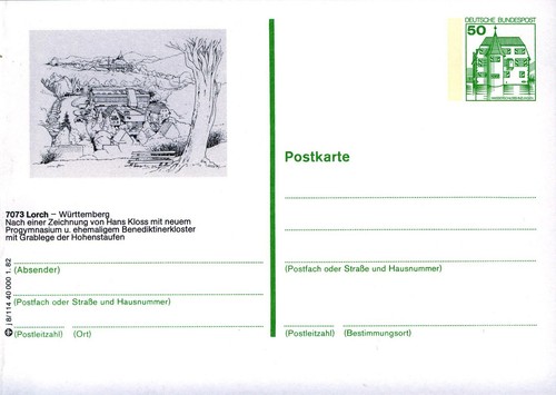 Bildpostkarte lorch - bildpostkarte,