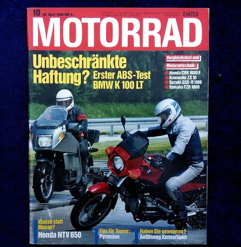 Das motorrad 1988 bmw k - bmw,