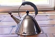 ⚪️ Alessi Edelstahl 18/10 Kanne Teekanne Wasserkocher ORIGINAL TOP ⚪️