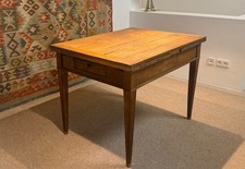 Antiker Esstisch massiv Holz 105 x 80, Höhe 80 cm, ausziehbar 150 x 80, 195 x 80