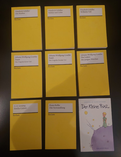 Diverse reclam hefte goethe - diverse, (goethe