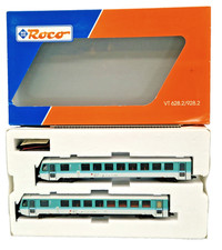 Roco HO 43022 Triebwagen VT 628 222-2 mintgrün - fährt gut Innenbel. OVP LESEN