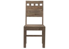 Stuhl Sheesham 45x45x100 grau