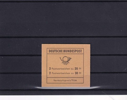 Bund markenheftchen g - markenheftchen,