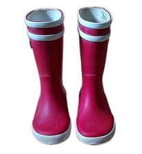 Aigle Gummistiefel Gr 25 Lolly Pop 2 Kinder  Gummi Stiefel Rot Weiß 
