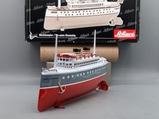 Schiff Modell ca. 1:87 Schuco Postdampfer "Von Stephan" mit Aufzugsmotor OVP