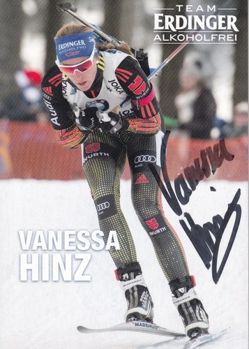 Autogramm vanessa hinz - autogramm,