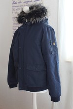 CHIESSE PIUMINI ° Wattierte Bomberjacke ° Fake Fur  ° Gr. 16 ( 170/176 ) Marine