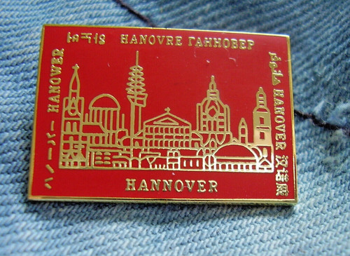 Pin hannover skyline - pin,