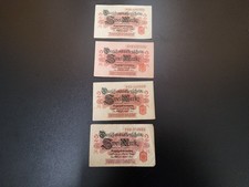 4 Darlehens Kassenscheine Banknoten  Deutsches Reich  Wert  2 DM 