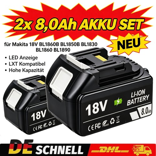 0ah für makita akku - 8,0ah, 18v