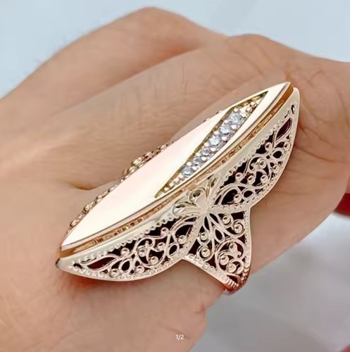 Damen ring roségold 585 - roségold,