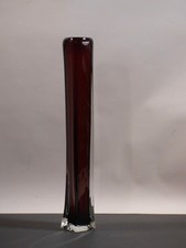 ku1/2  Barbini Murano Italy  große Stangenvase  51.5cm 