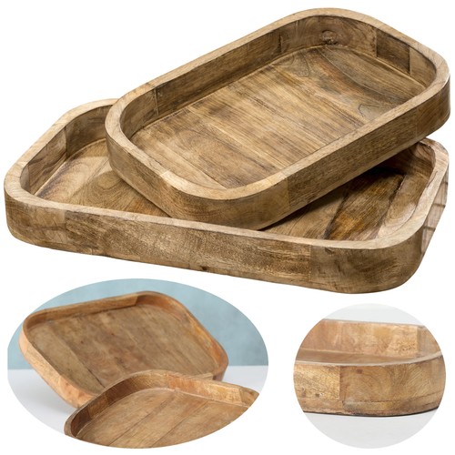 Deko tablett mango holz - deko-tablett,