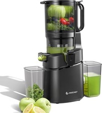 AMZCHEF Automatischer Entsafter  All-In-One Slow Juicer 1,8L 250W  145MM Öffnung