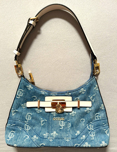 Guess denim schultertasche - guess,