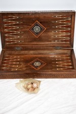 Backgammon Spiel-Set - dunkles