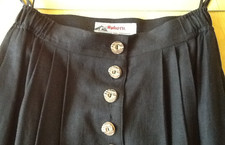 Alphorn Trachtenrock schwarz